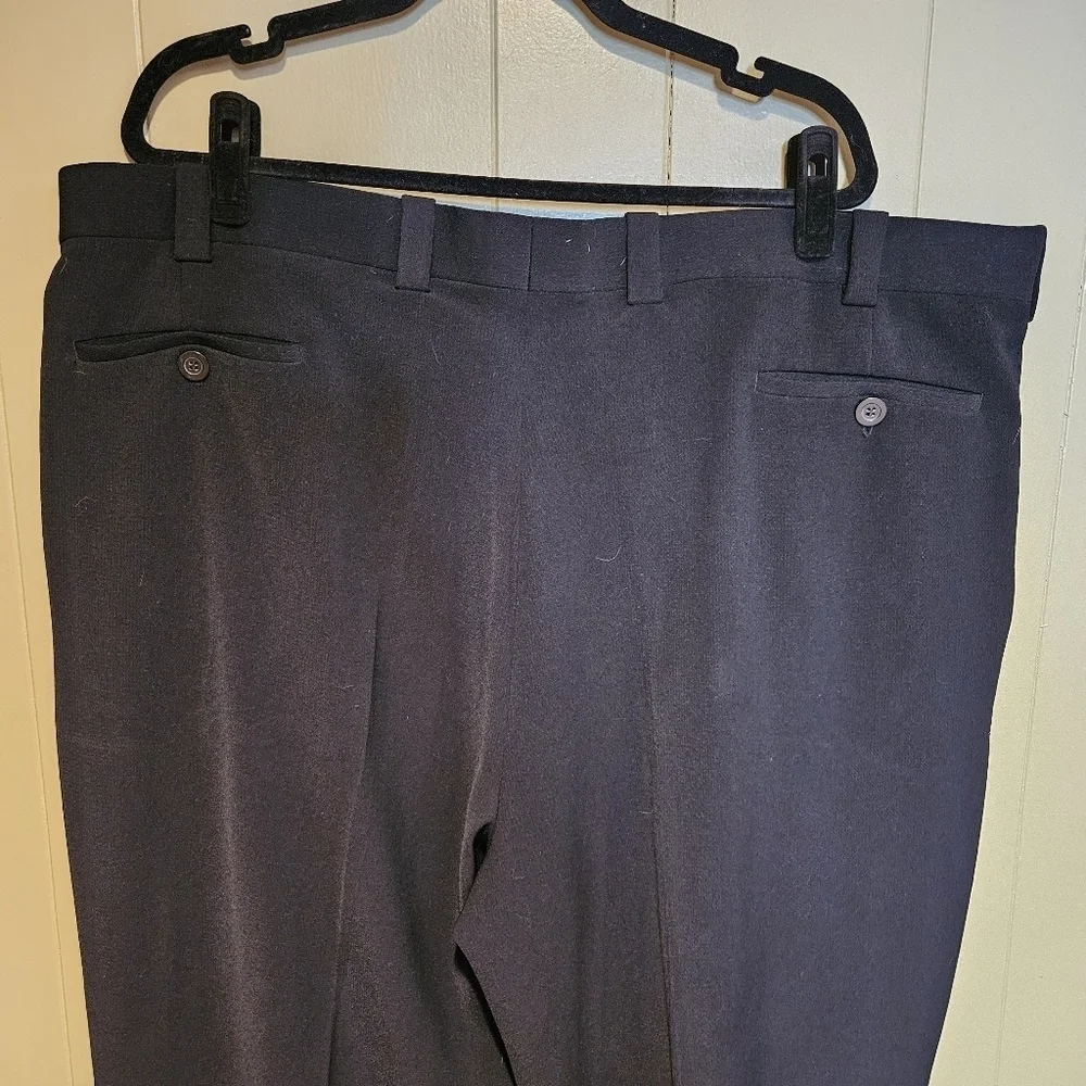 Franco Tossi Slack, Mens, Size 44, Black, Tailored Dress , Business, Formal,